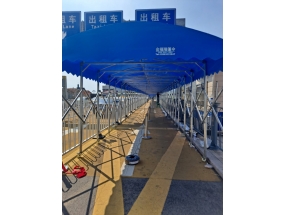 青島火車(chē)站推拉篷